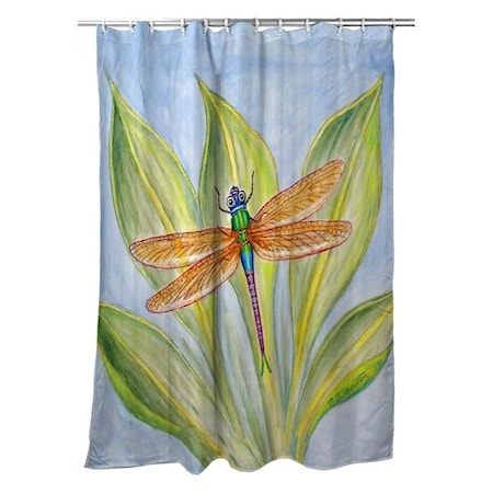 Betsy Drake Betsy Drake SH299 70 x 72 in. Dicks Dragonfly Shower Curtain SH299